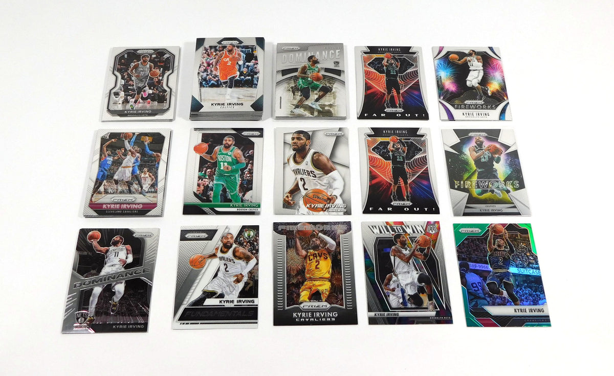 Lot of (76) Various Years Panini Prizm Kyrie Irving with Inserts Nets Pic2