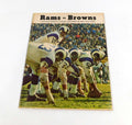 1968 Los Angeles Rams at Cleveland Browns NFL Football Program 9-29-68