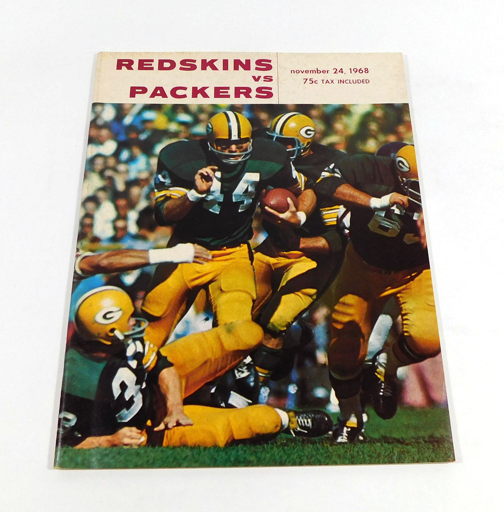 1968 Green Bay Packers at Washington Redskins NFL Football Program 11-24-68