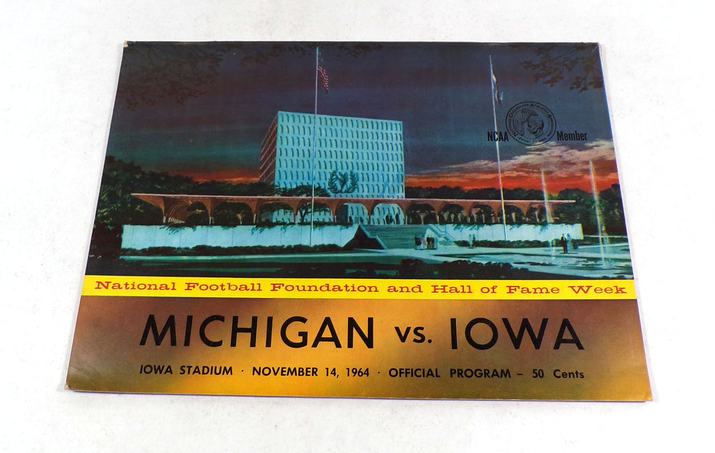 1964 Michigan at Iowa College Football Program 11-14-64