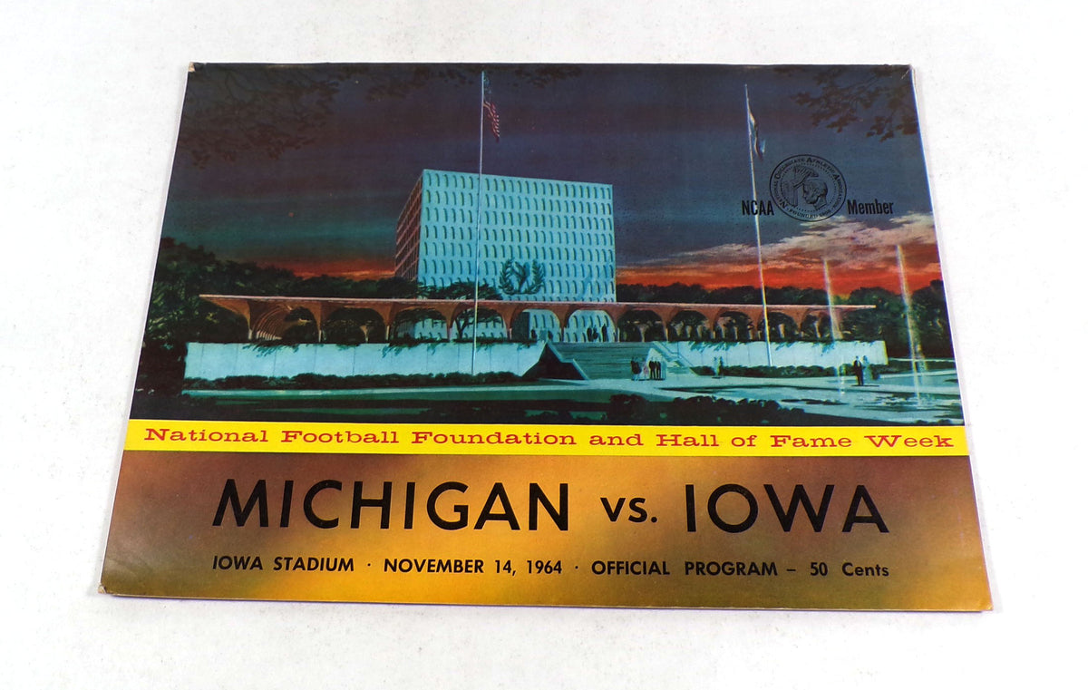 1964 Michigan at Iowa College Football Program 11-14-64