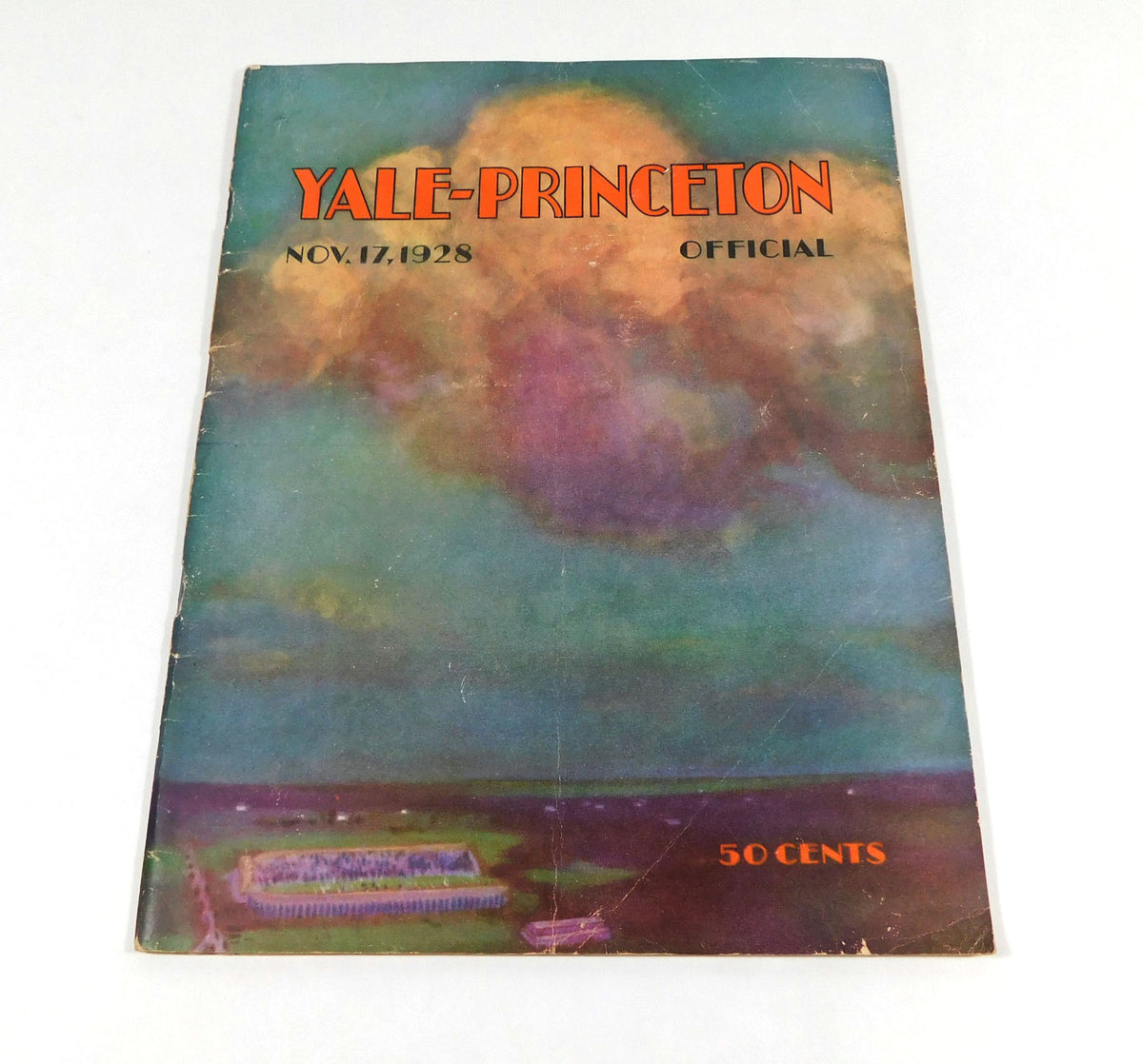1928 Yale at Princeton College Football Program 11-17-28