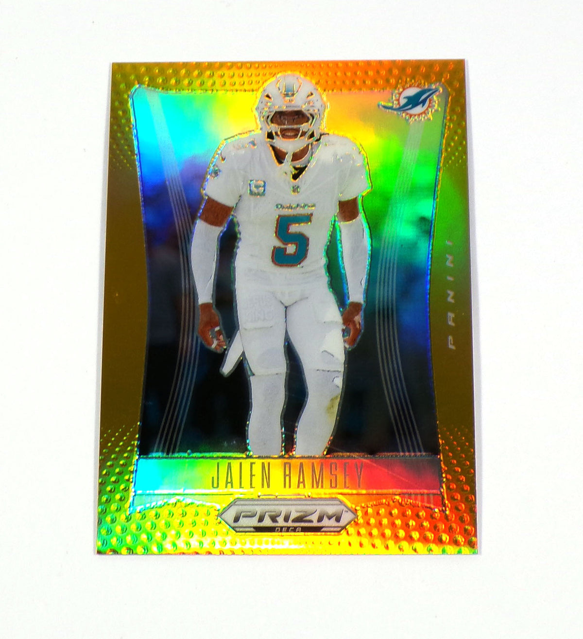 2024 Panini Prizm Deca Jalen Ramsey Gold Prizm #202 Dolphins /10