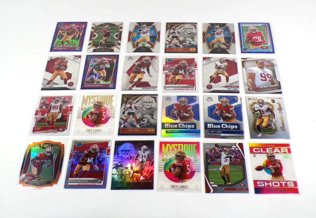 Lot of (47) Assorted 2018-2025 Panini Prizm Select++ San Francisco 49ers Rookies Pic2