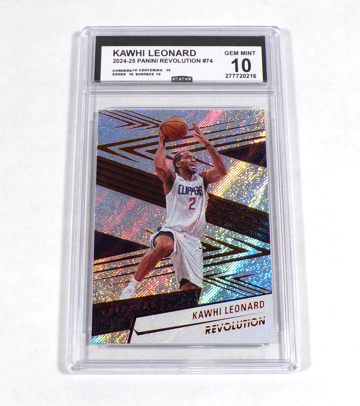 2024-25 Panini Revolution Kawhi Leonard #74 Clippers CCG 10
