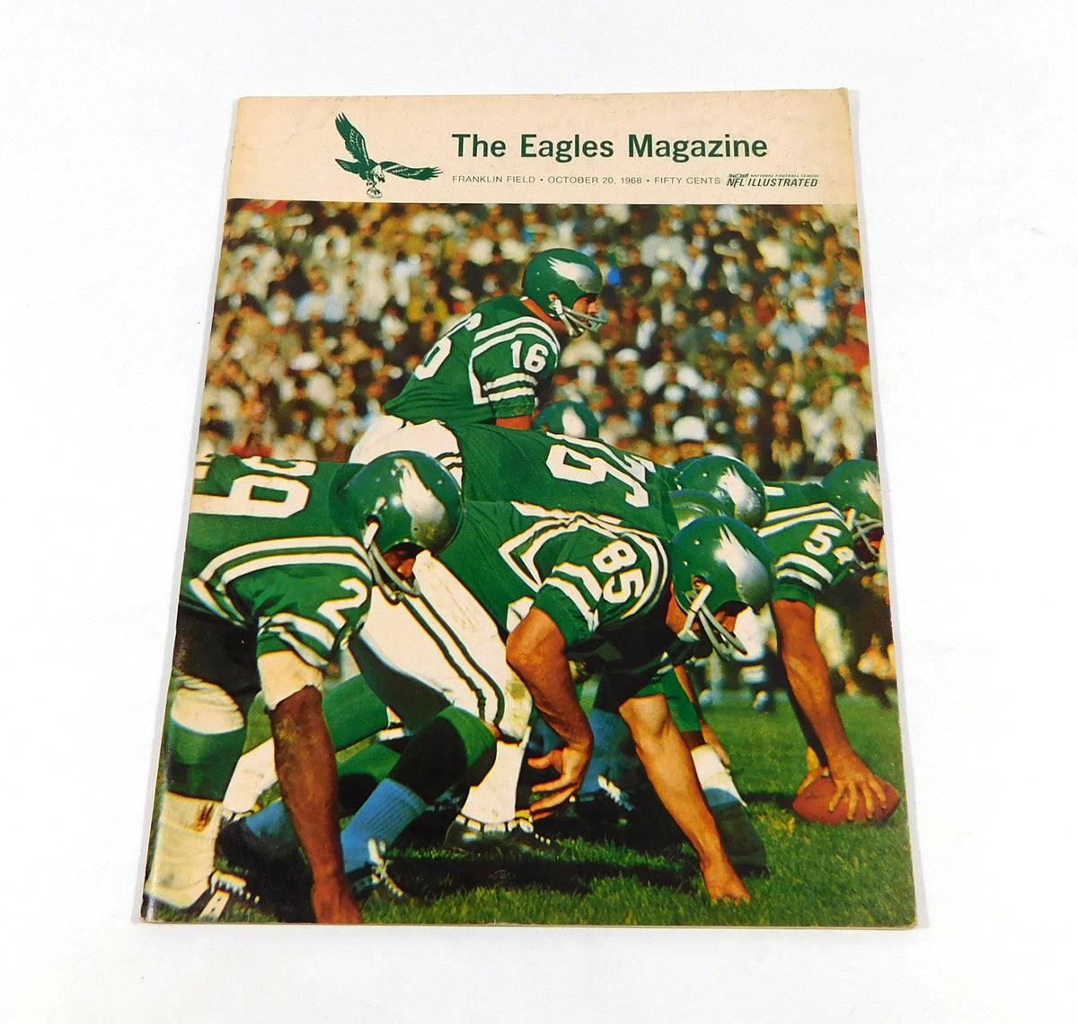 1968 Chicago Bears at Philadelphia Eagles NFL Football Program 10-20-68