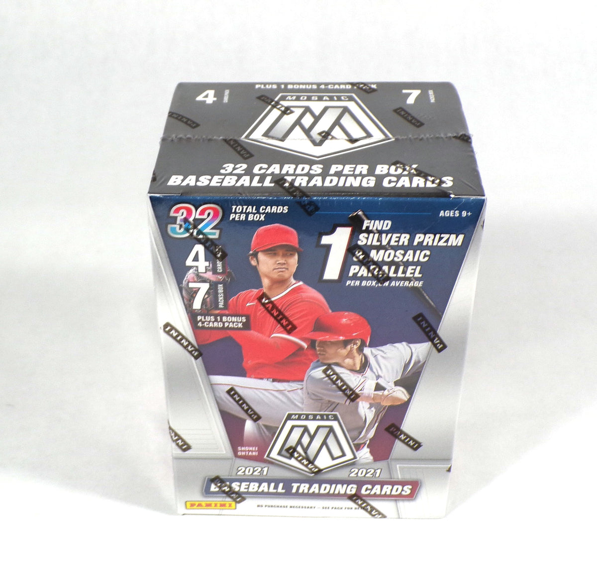 2021 Panini Mosaic Baseball Retail Blaster Box Sealed (7 Packs) Blue Camo