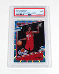 2021-22 Panini Donruss Jalen Green The Rookies Holo Teal Laser #2 Rockets PSA 9