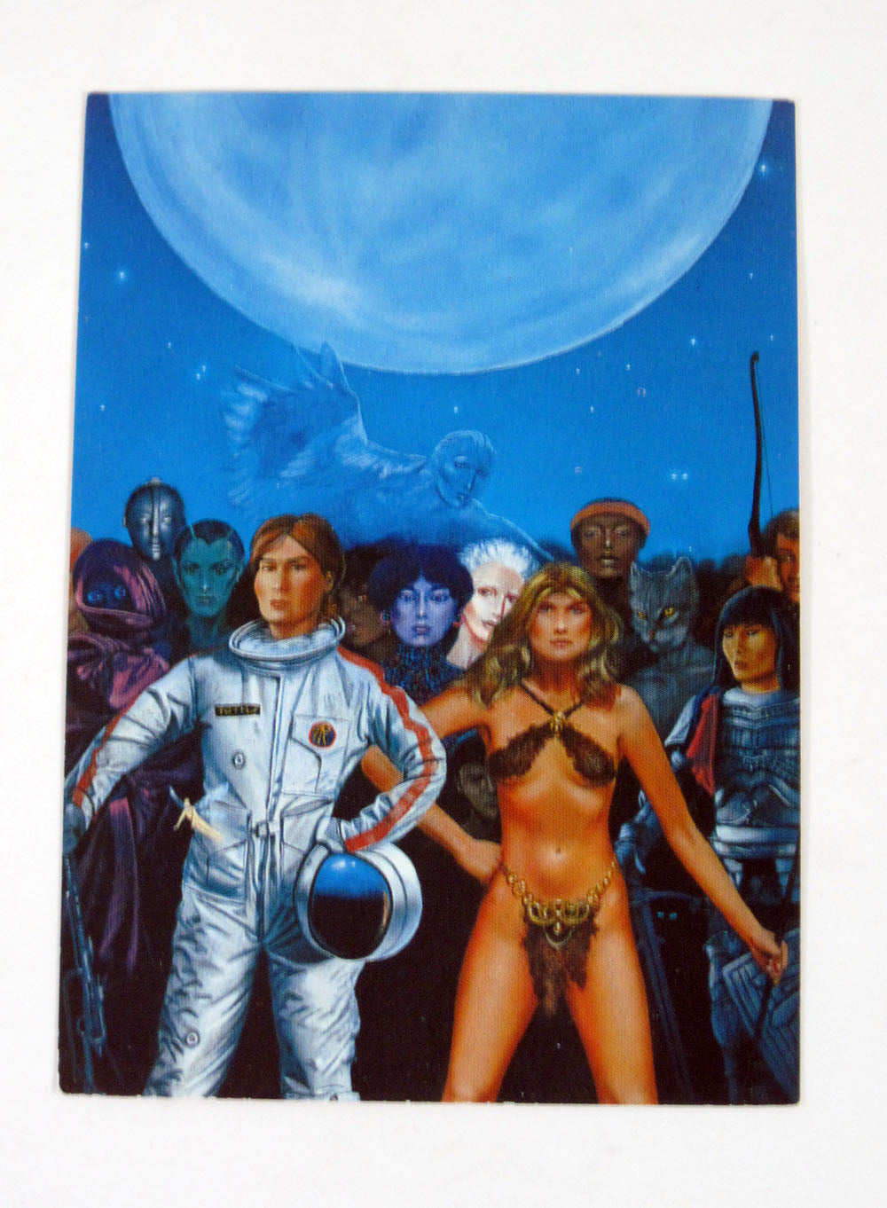 Lot of (5) 1994 Comic Images Ron Miller's Firebrands Heroines Promo Card Nm/Mt Pic2