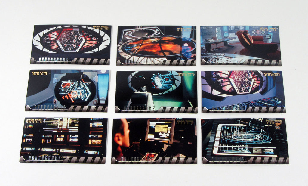 Lot of (5) 1998 Skybox Star Trek Insurrection Ohudagrams Card Set (OH1-OH9) Pic2