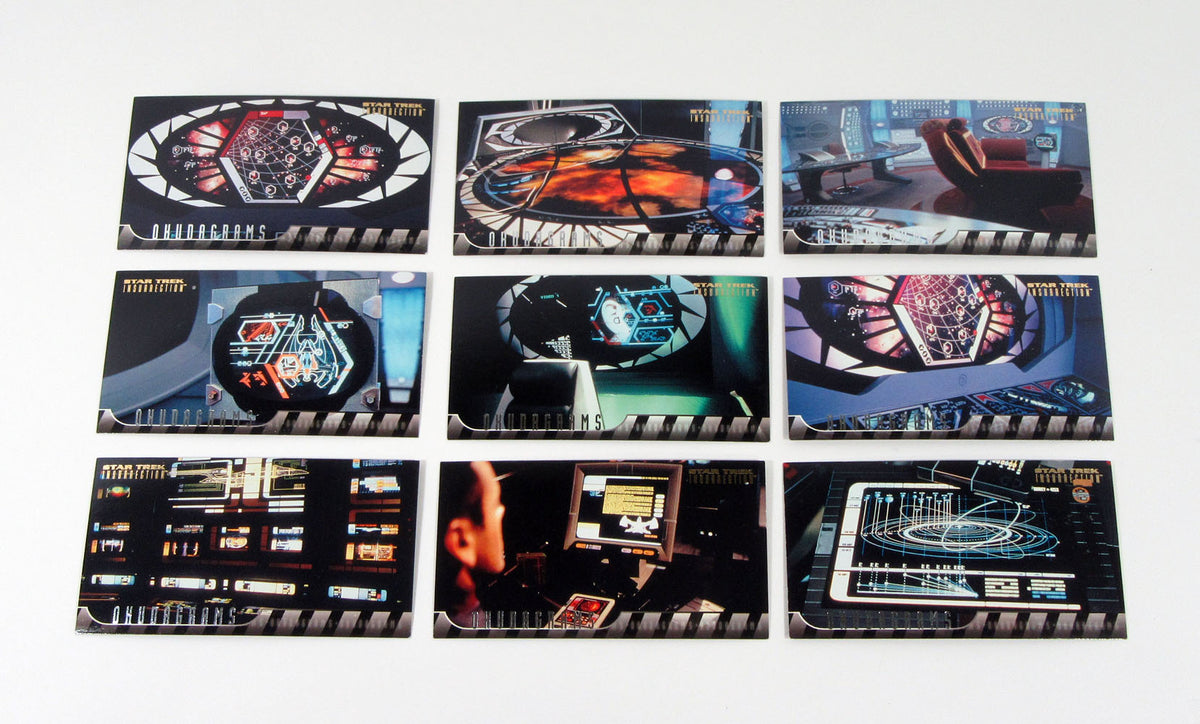 Lot of (5) 1998 Skybox Star Trek Insurrection Ohudagrams Card Set (OH1-OH9) Pic2