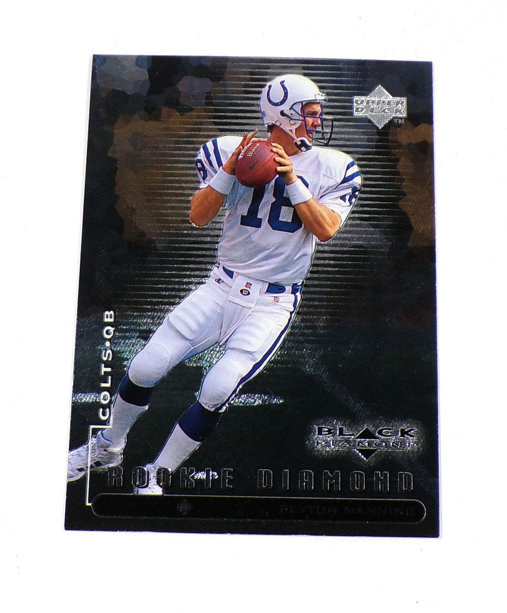 1998 UD Black Diamond Peyton Manning Rookie #91 Colts