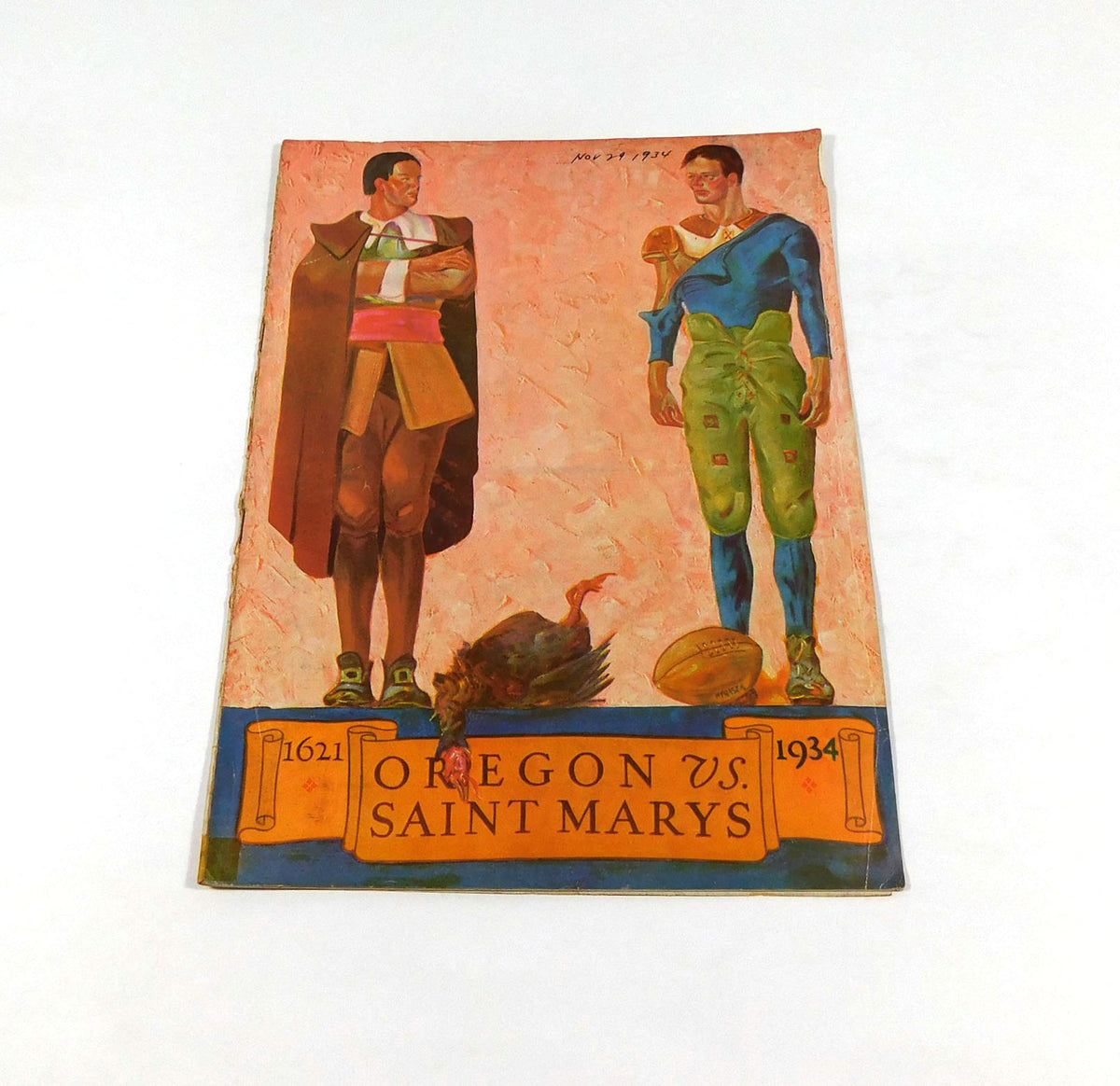 1934 Oregon vs Saint Mary's College Football Program 11-29-34