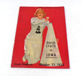 1952 Ohio State at Iowa College Football Program 10-25-52