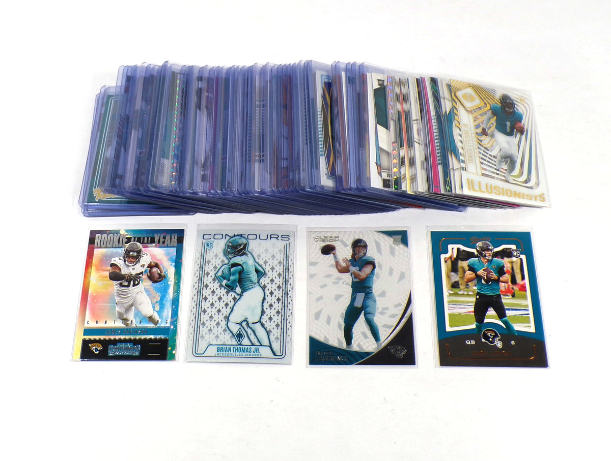 Lot of (75) Assorted 2020-25 Panini Brands Jacksonville Jaguars Rookies Lawrence