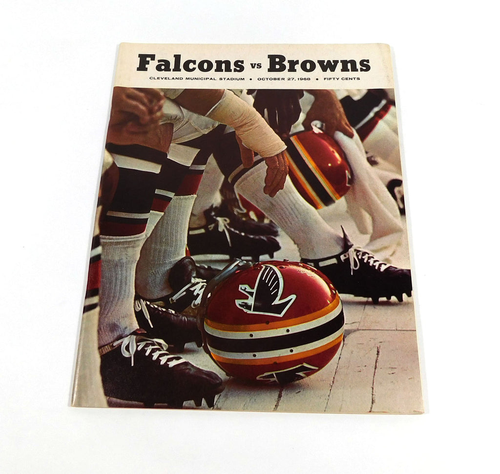 1968 Atlanta Falcons at Cleveland Browns NFL Football Program 10-27-68