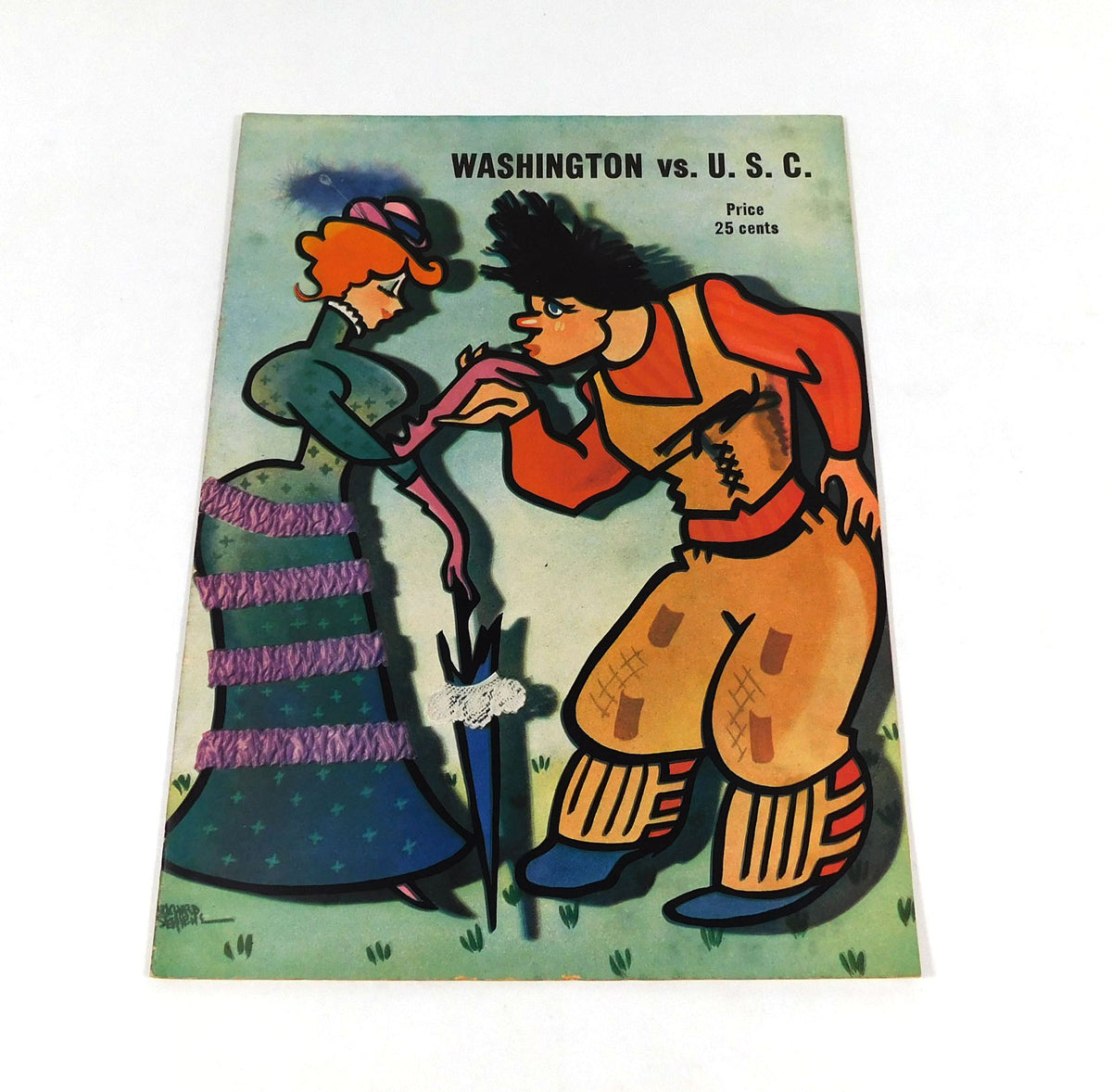 1938 USC at Washington College Football Program 11-12-38