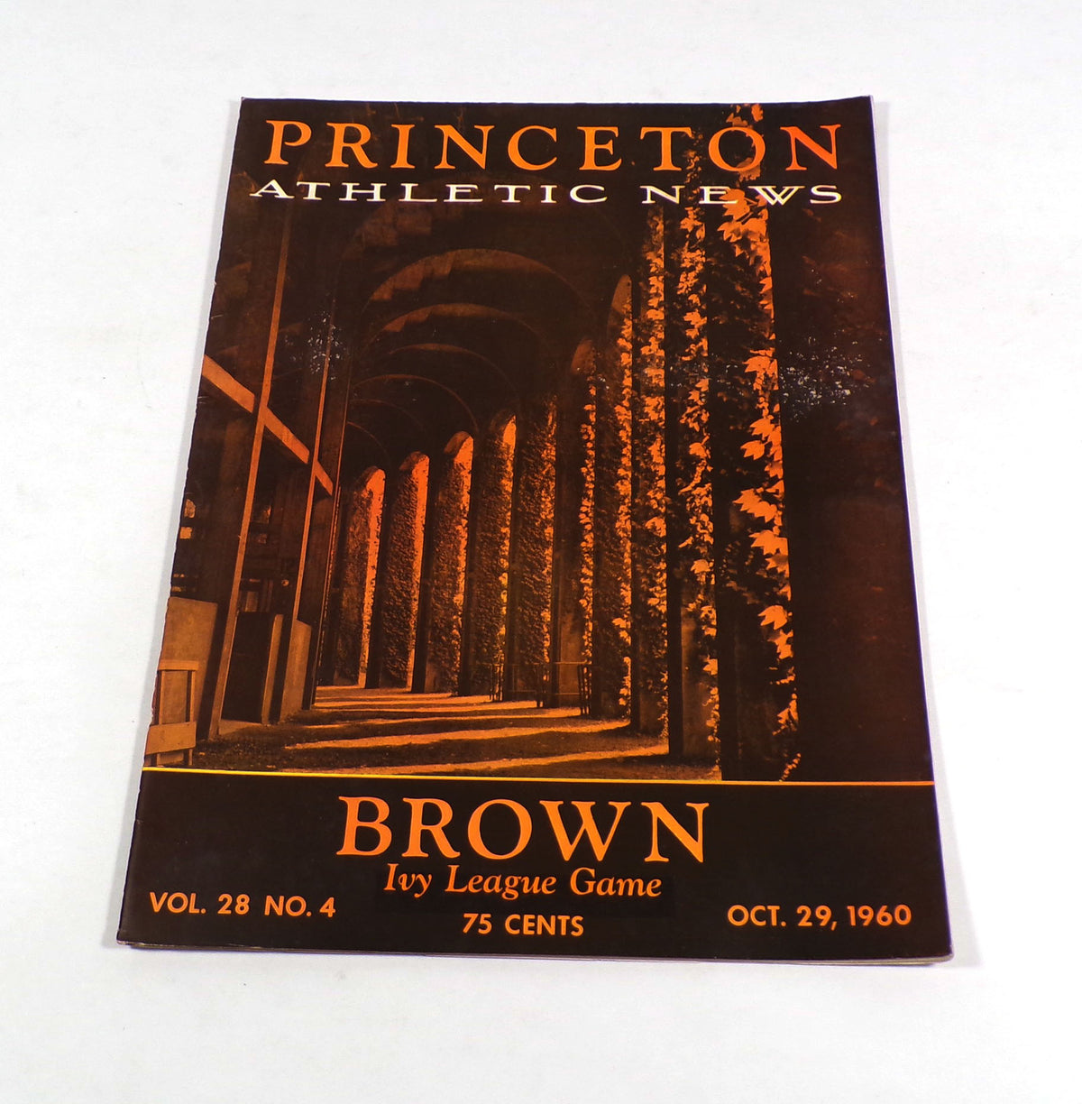 1960 Brown at Princeton College Football Program 10-29-60