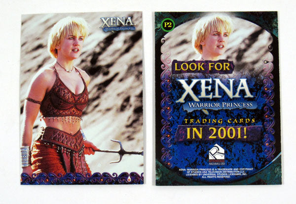 Lot of (50) 2001 Rittenhouse Xena Warrior Princess Seasons 4 & 5 Promo Card (P2) Pic2