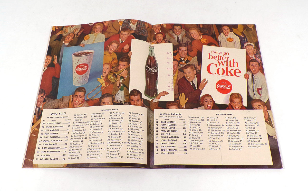1964 USC at Ohio State College Football Program 10-17-64 Pic2