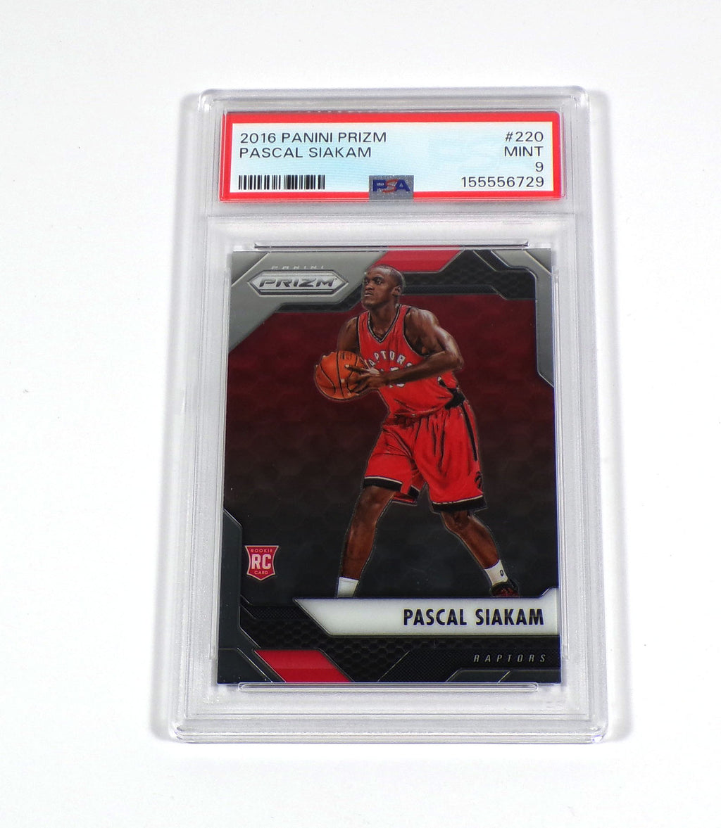 2016-17 Panini Prizm Pascal Siakam Rookie #220 Raptors PSA 9
