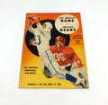 1958 Chicago Bears at Los Angeles Rams NFL Football Program 11-2-58