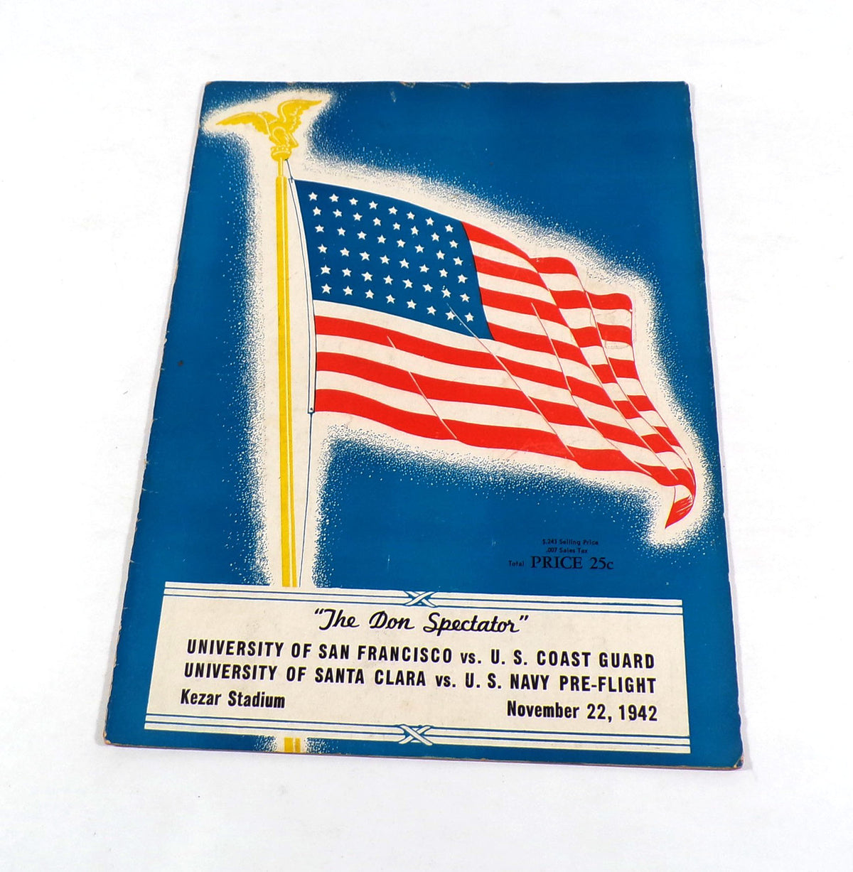 1942 Coast Guard v San Francisco & Santa Clara v Navy PF College FB Program