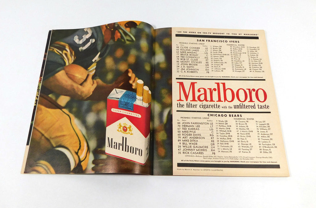 1962 Chicago Bears at San Francisco 49ers NFL Football Program 9-16-62 Pic2