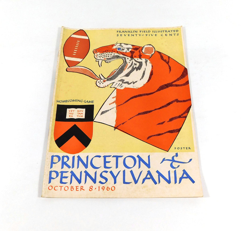 1960 Princeton at Pennsylvania College Football Program 10-8-60