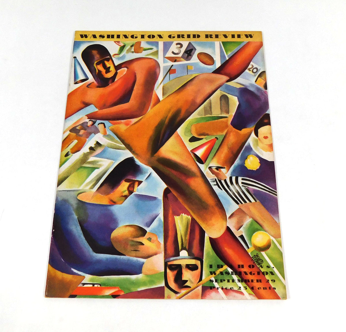 1934 Idaho at Washington College Football Program 9-29-34