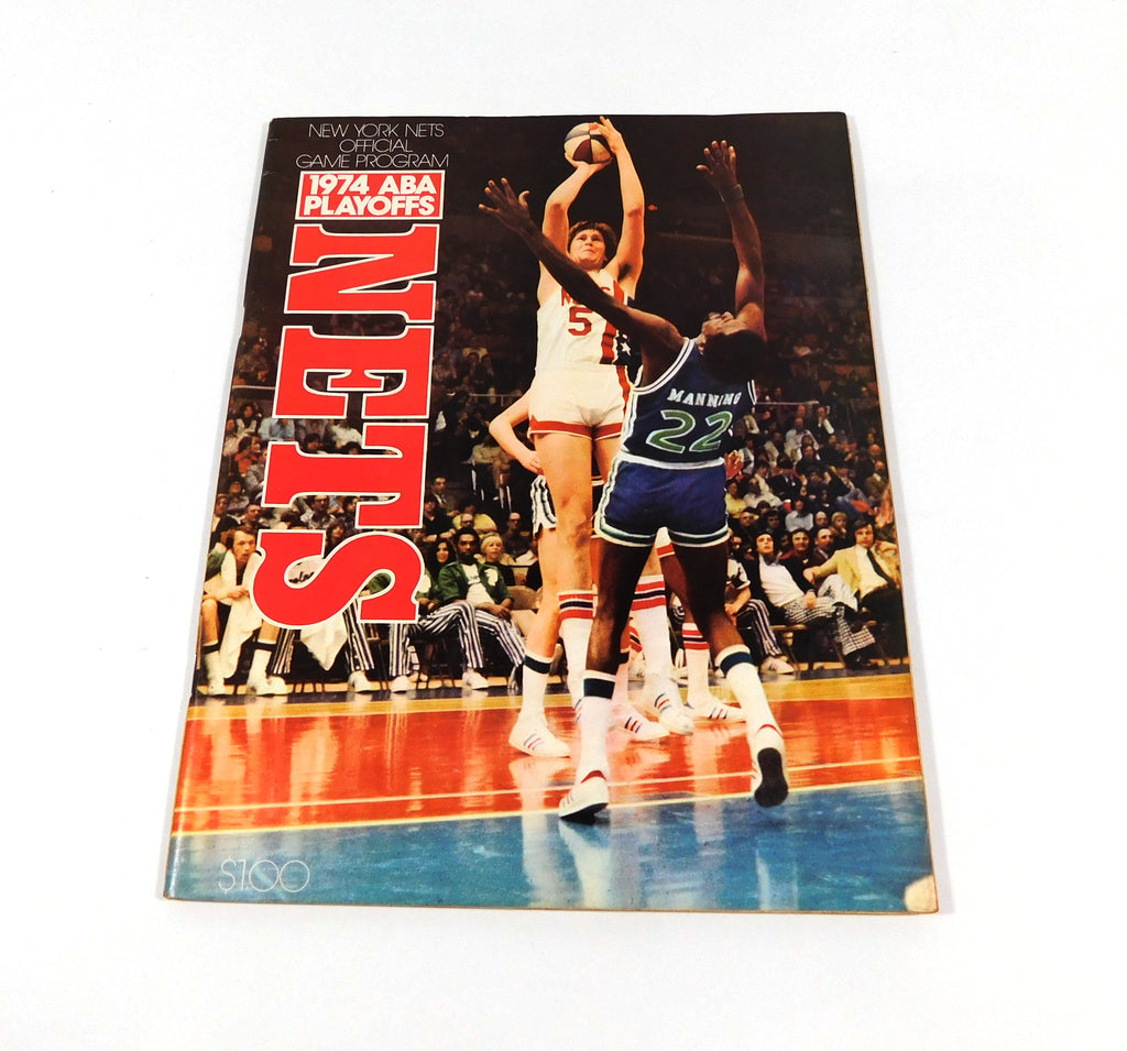 1973-74 Kentucky Colonels at New York Nets ABA Basketball Playoff Program