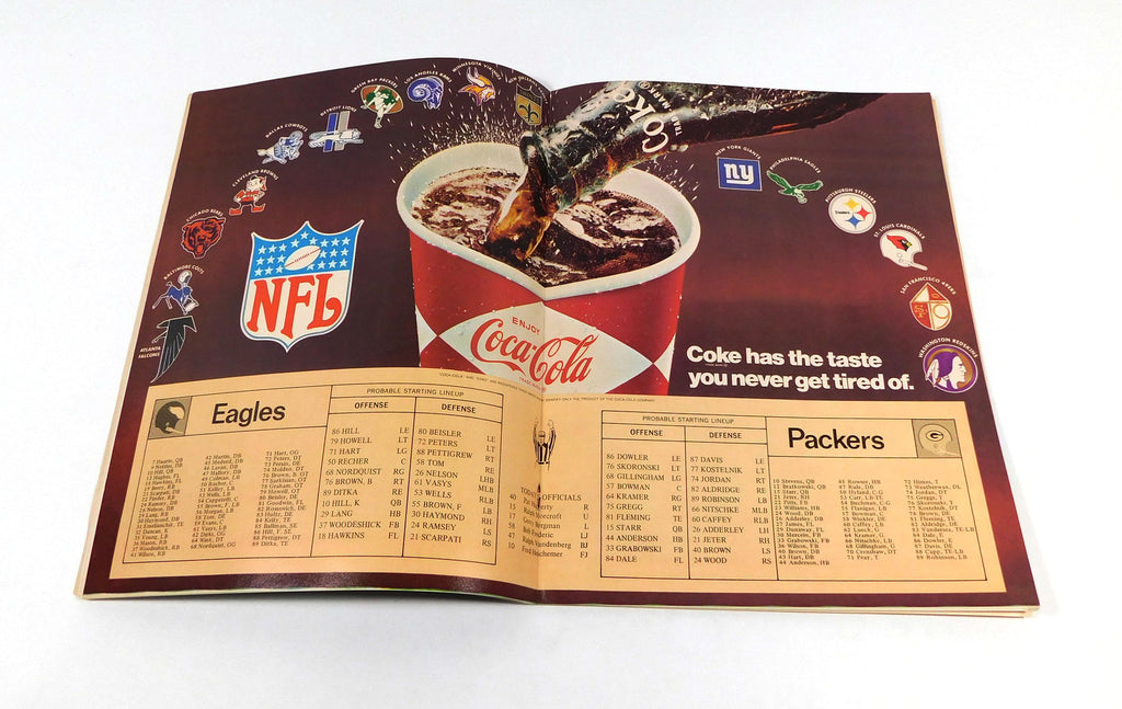 1968 Philadelphia Eagles at Green Bay Packers NFL Football Program 9-15-68 Pic2