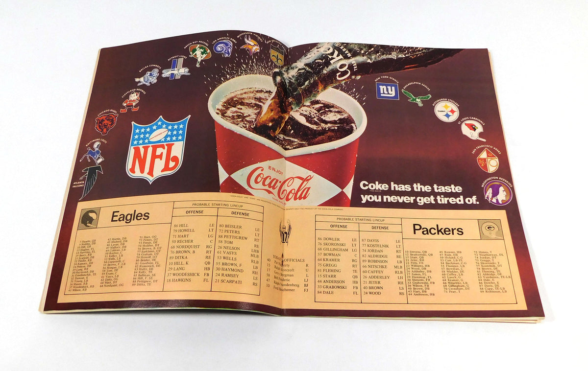 1968 Philadelphia Eagles at Green Bay Packers NFL Football Program 9-15-68 Pic2