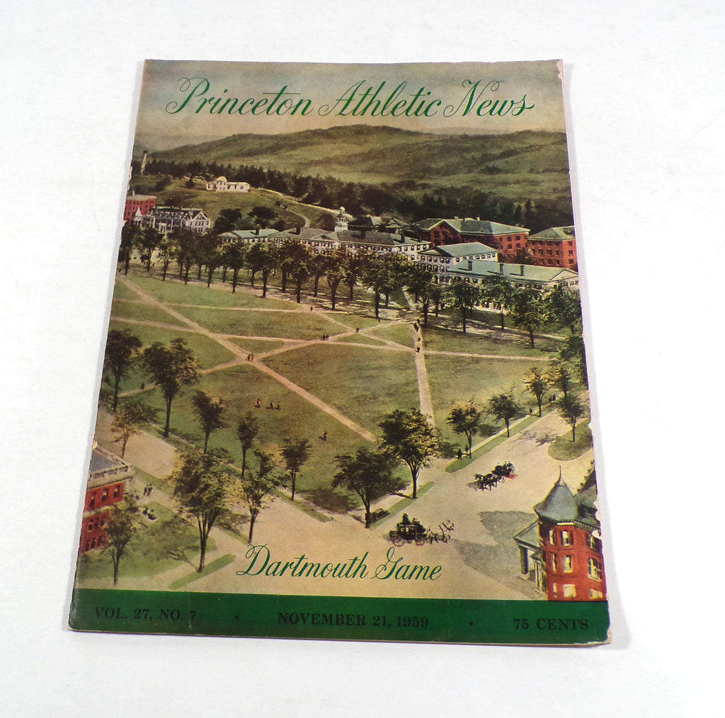 1959 Dartmouth at Princeton College Football Program 11-21-59