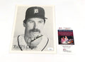 Jack Morris Signed 8 x 10 B & W Photo Tigers JSA Auto AR90578