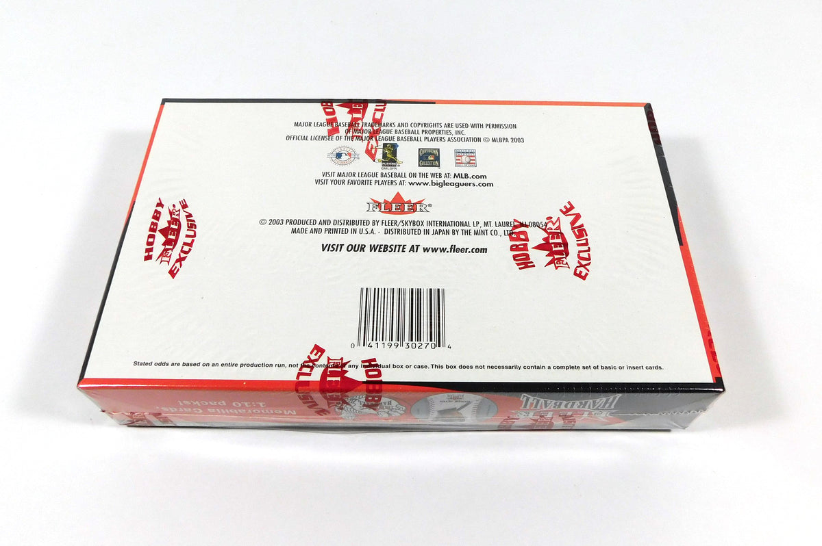 2003 Fleer Hardball Baseball Hobby Blaster Box Sealed (10 Packs) Pic2