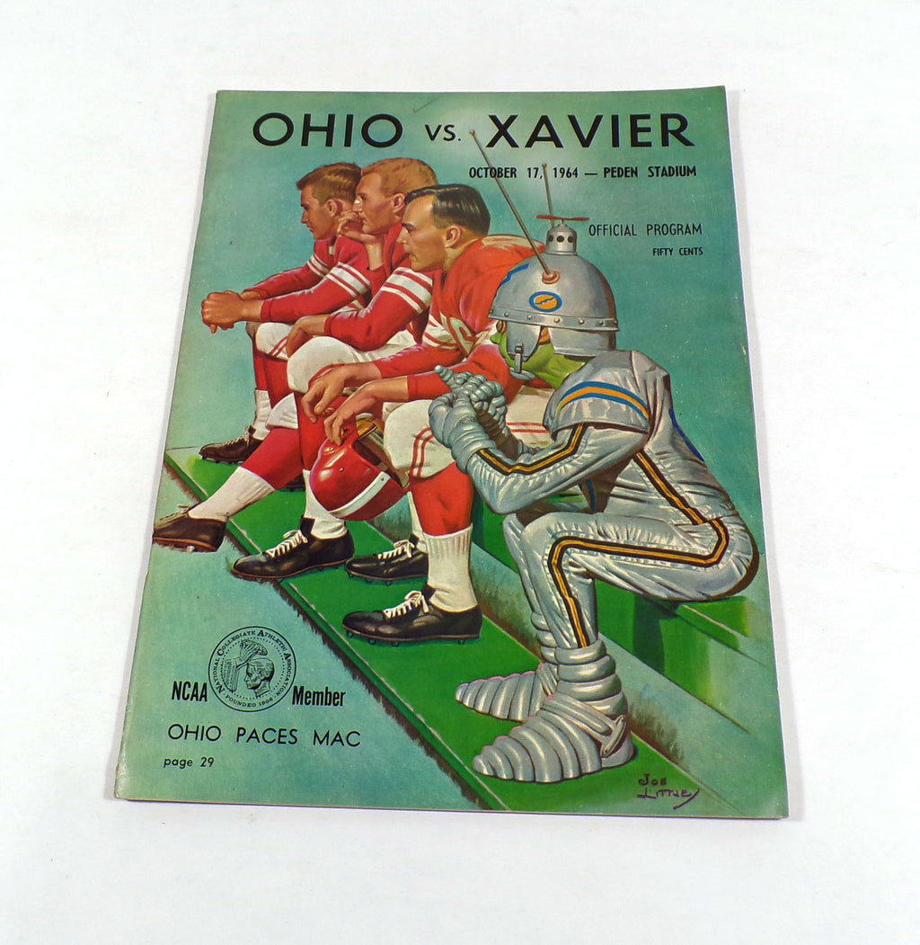 1964 Xavier at Ohio College Football Program 10-17-64