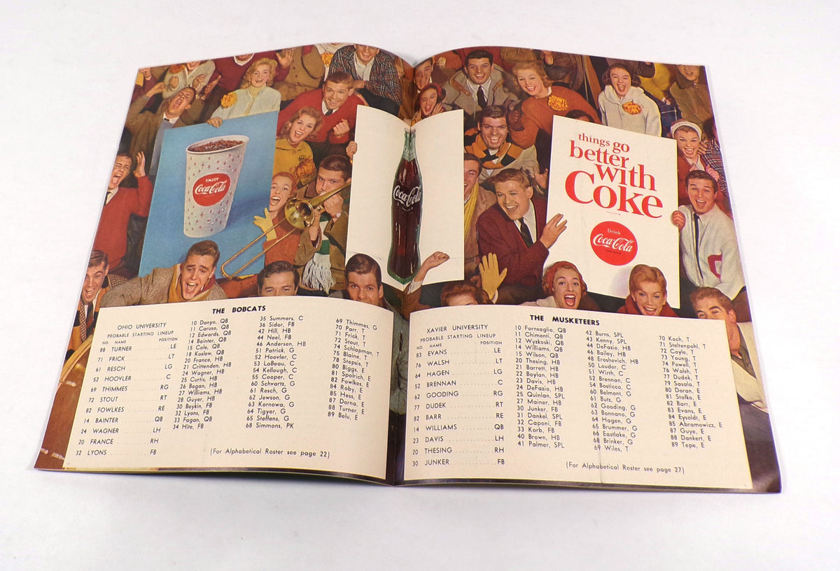 1964 Xavier at Ohio College Football Program 10-17-64 Pic2