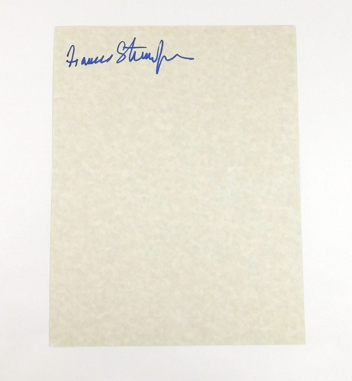 Frances Sternhagan Signed 8 x 10 Blank Card Actress Ideal For Framing Auto