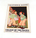 1933 UC Davis CA Aggies at College of Pacific College Football Program 11-4-33