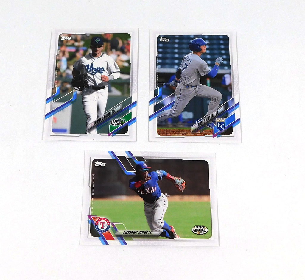Lot of (3) 2021 Topps Pro Debut Baseball Complete Sets (1-200) Nm-Mt Pic2