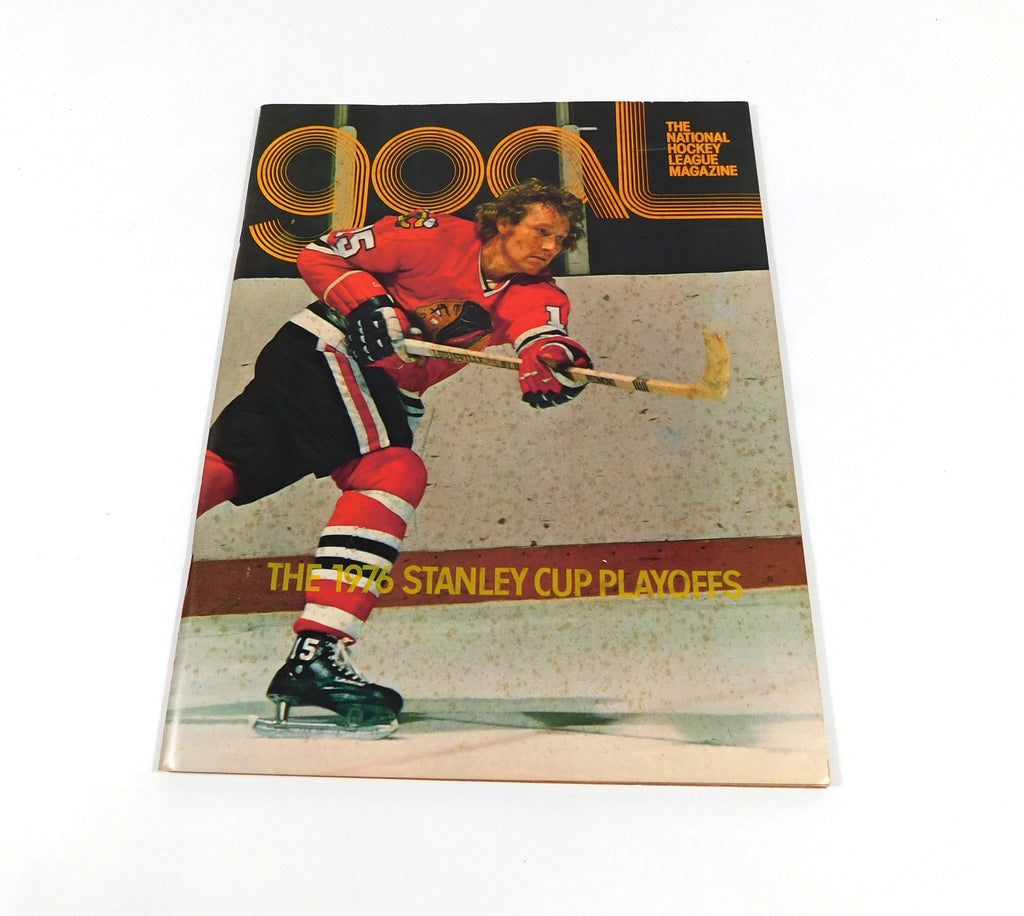1975-76 Chicago Black Hawks vs Montreal Canadiens NHL Hockey Playoff Program