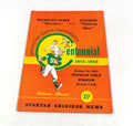 1955 Illinois at Michigan State College Football Program 10-22-55