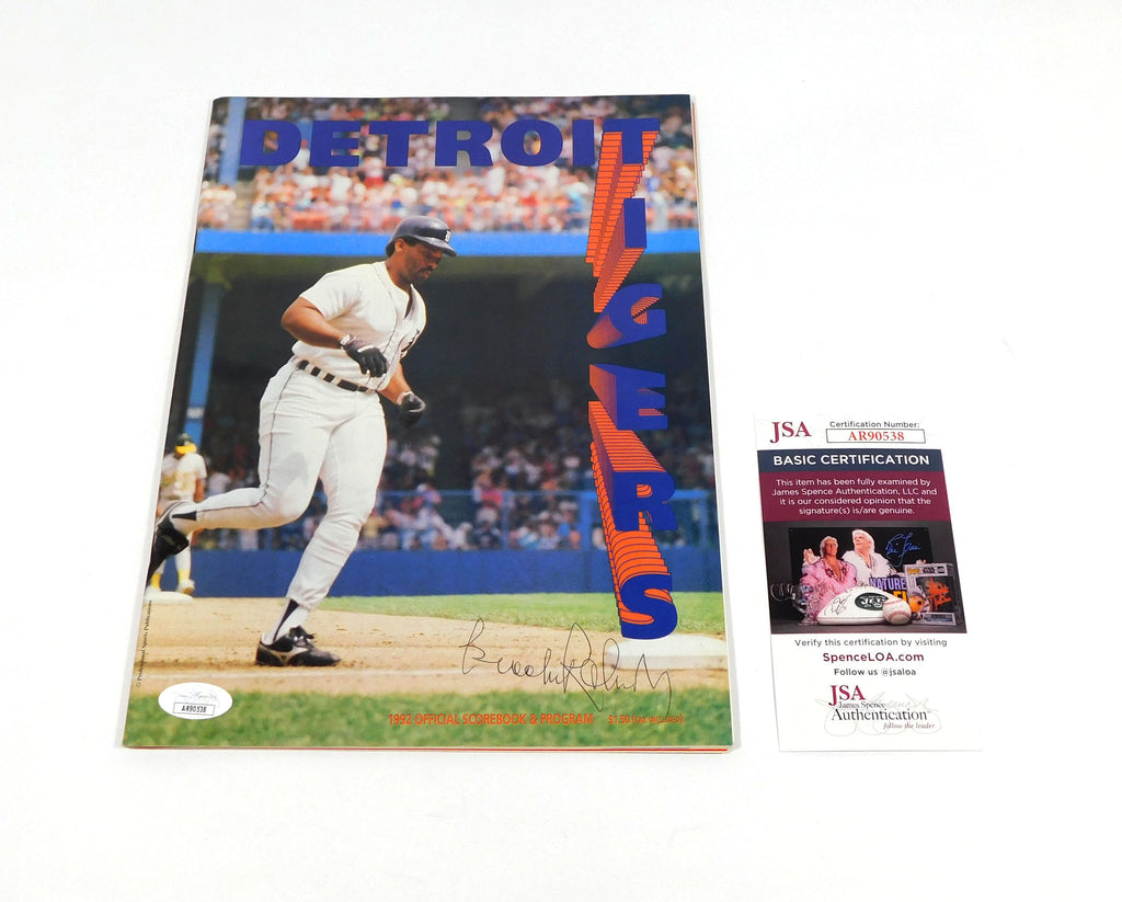 Brooks Robinson Signed Tigers vs Orioles Baseball Program 6-13-92 JSA Auto
