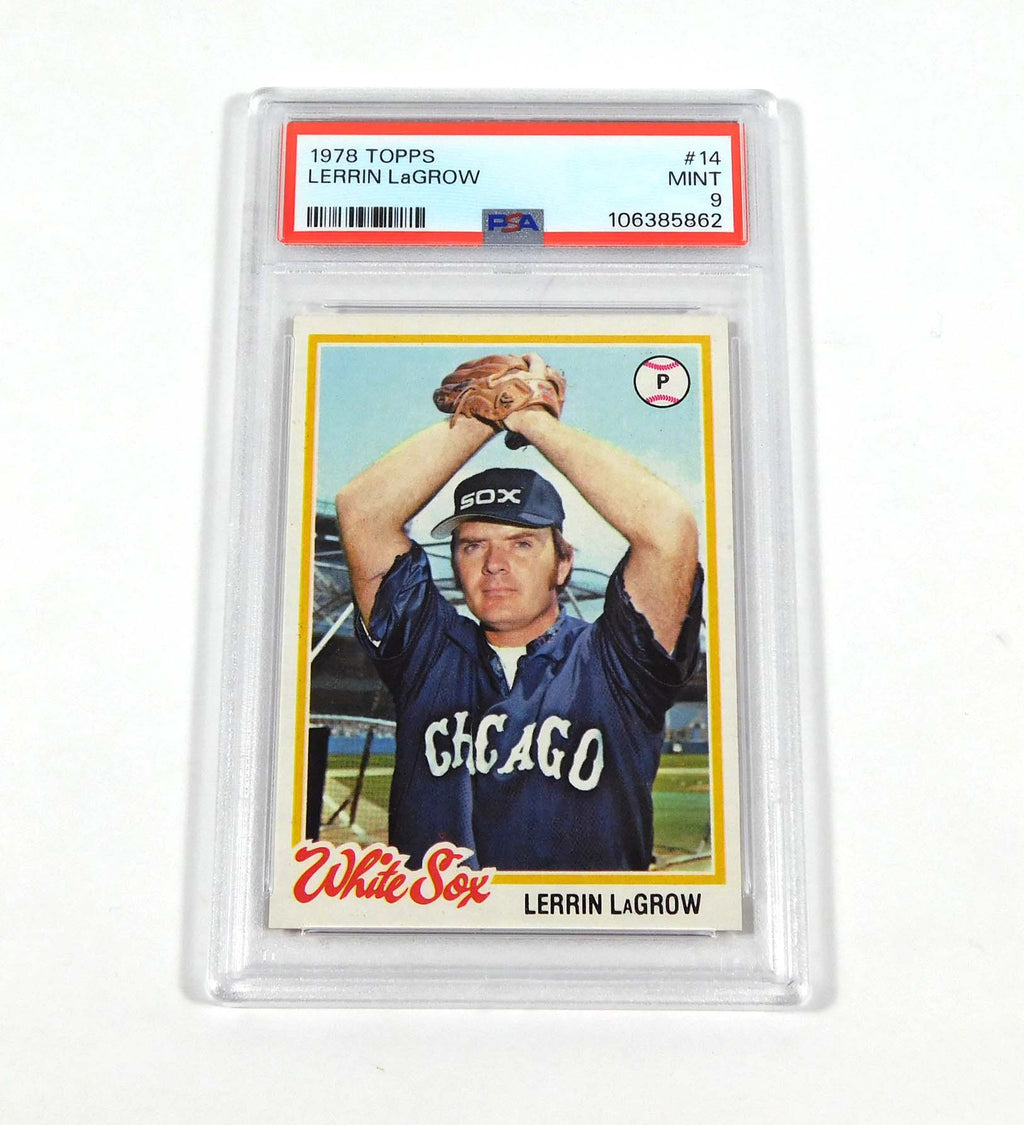 1978 Topps Lerrin LaGrow #14 White Sox PSA 9