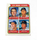 1974 Topps Rookie Pitchers #596 Signed by All (4 Autos)
