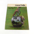 1968 Baltimore Colts at Detroit Lions NFL Football Program 8-23-68