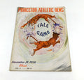 1936 Yale at Princeton College Football Program 11-14-36