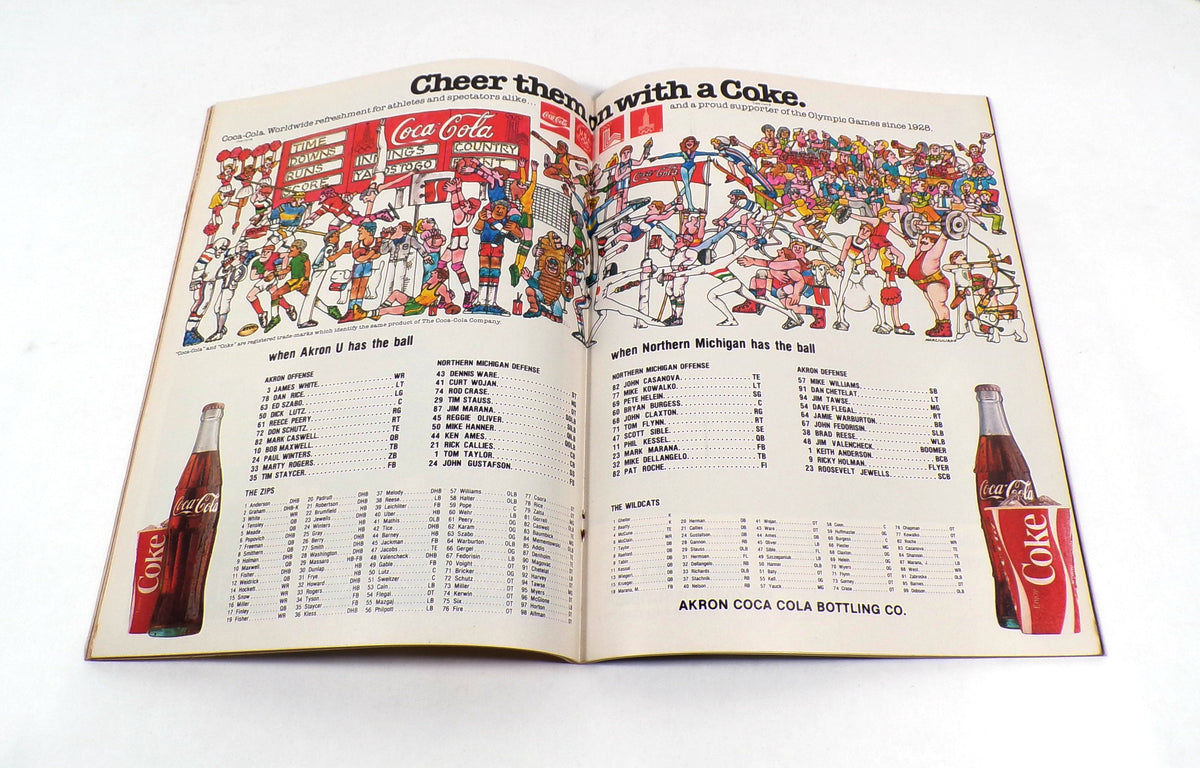 1979 Northern Michigan at Akron College Football Program 10-27-79 Pic2