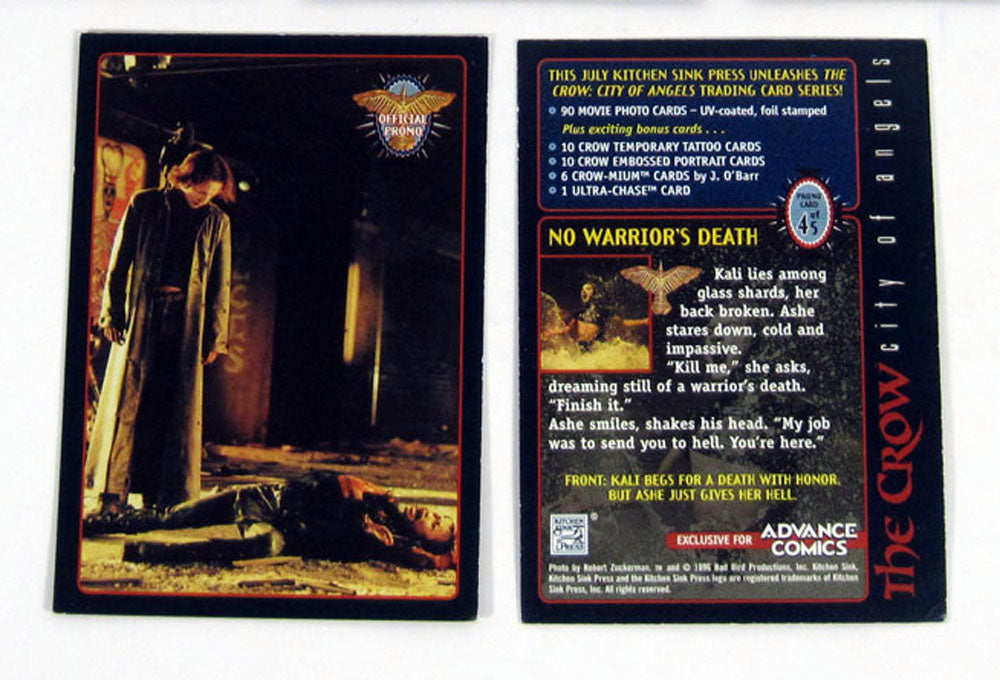 1994 Kitchen Sink The Crow  Promo Card (#4) Nm/Mt